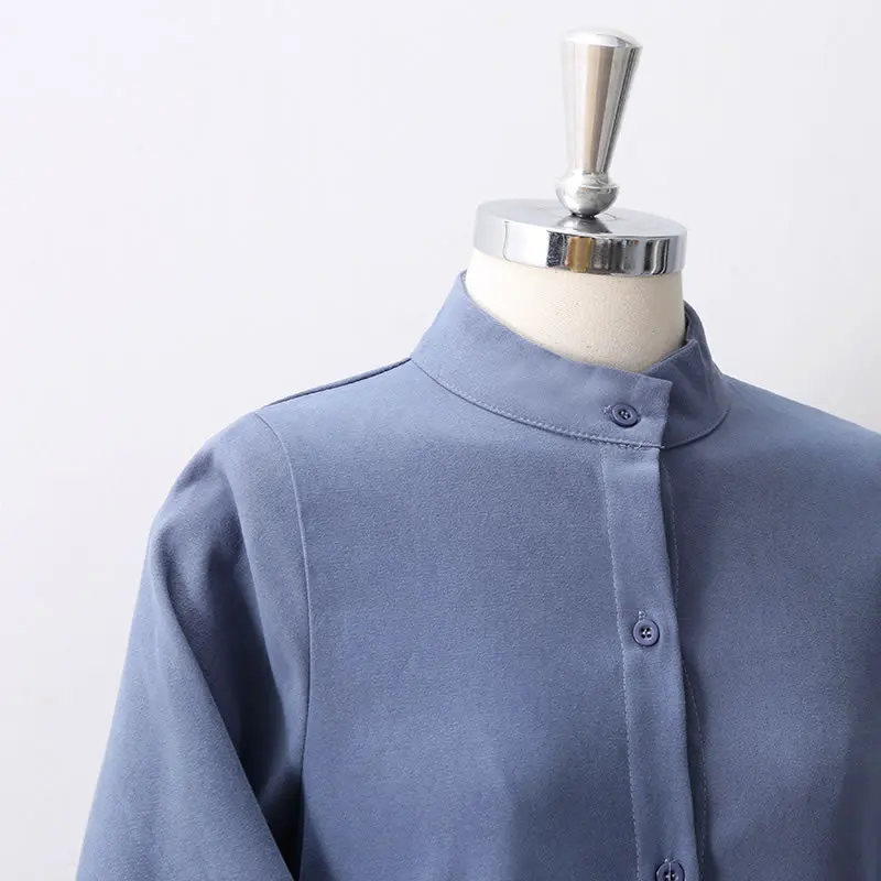 XITAO Spring New Lantern Sleeve Dress Fashion Splicing Stand Collar Single Breasted Casual Loose Temperament All-match ZY5334
XITAO Spring New Lantern Sleeve Dress Fashion Splicing Stand Collar Single Breasted Casual Loose Temperament All-match ZY5334