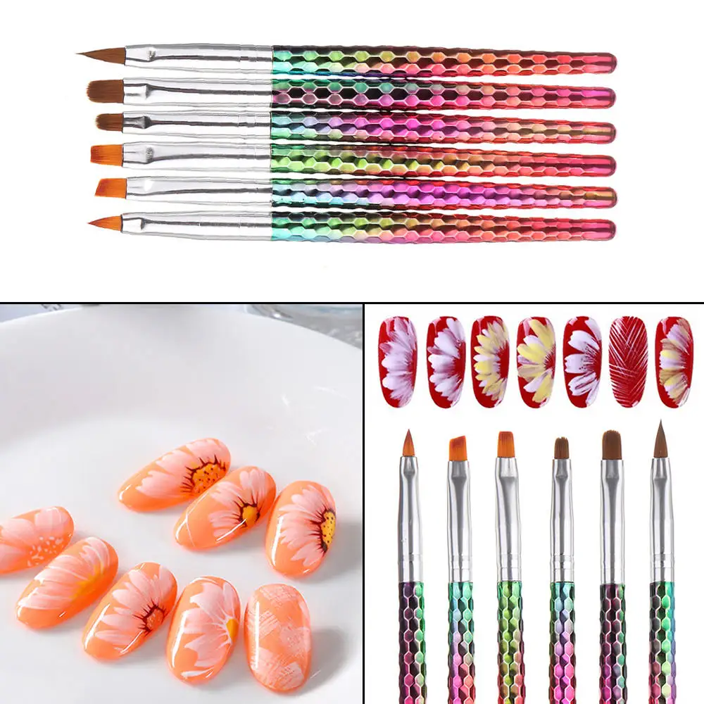 6pcs/Lot Nail Pen Honeycomb Colorful Rod Phototherapy Pen Crystal Carved Pen French Pen Manicure Tools Set
6pcs/Lot Nail Pen Honeycomb Colorful Rod Phototherapy Pen Crystal Carved Pen French Pen Manicure Tools Set