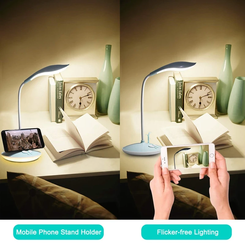 Rechargeable Led Desk Lamp with USB Charging Port, Eye-Caring Table Lamp with Night Light, 3 Brightness Levels, Multi Function M 
Rechargeable Led Desk Lamp with USB Charging Port, Eye-Caring Table Lamp with Night Light, 3 Brightness Levels, Multi Function M