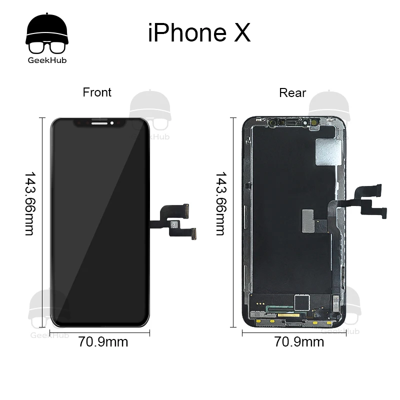 High Quality Original OLED Assembly for iPhone X Genuine Touch Screen Digitizer
High Quality Original OLED Assembly for iPhone X Genuine Touch Screen Digitizer