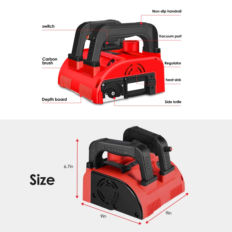 Electric Dustless Wall Planer Shovel Wall Skin Machine Putty Rough Planer Putty Grinding Polishing
Electric Dustless Wall Planer Shovel Wall Skin Machine Putty Rough Planer Putty Grinding Polishing