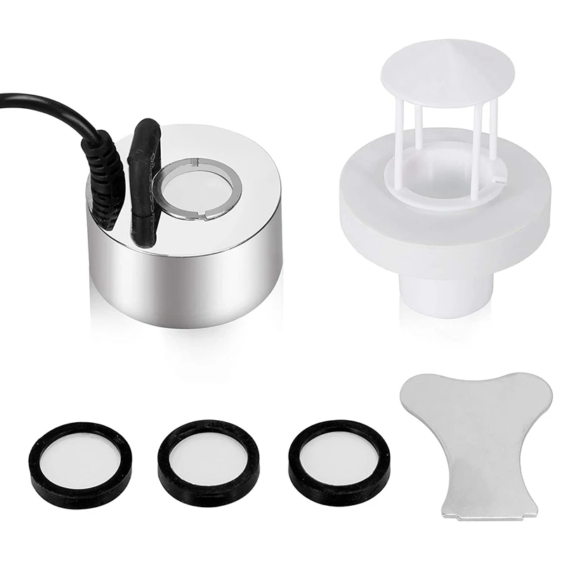 HOT SALE Ultrasonic Mist Maker Fogger Metal Atomizer With Removable Splash Guard For Water Fountain Pond Pot Rockery Sink Eu Plu
HOT SALE Ultrasonic Mist Maker Fogger Metal Atomizer With Removable Splash Guard For Water Fountain Pond Pot Rockery Sink Eu Plu