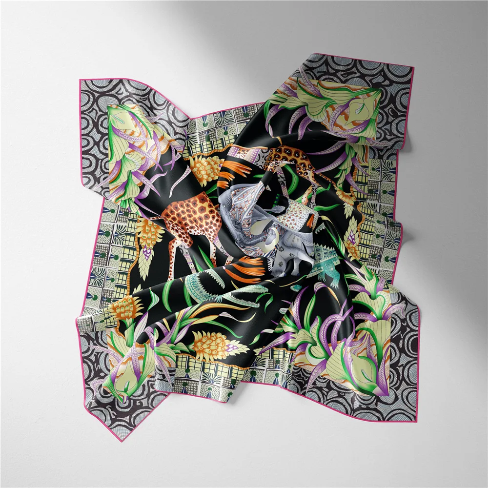 Luxury Brand Silk Square Scarf For Women 53cm Satin Neck Hair Tie Band Bag Warp Office Lady Neckerchief Hijabs Foulard Bandana
Luxury Brand Silk Square Scarf For Women 53cm Satin Neck Hair Tie Band Bag Warp Office Lady Neckerchief Hijabs Foulard Bandana