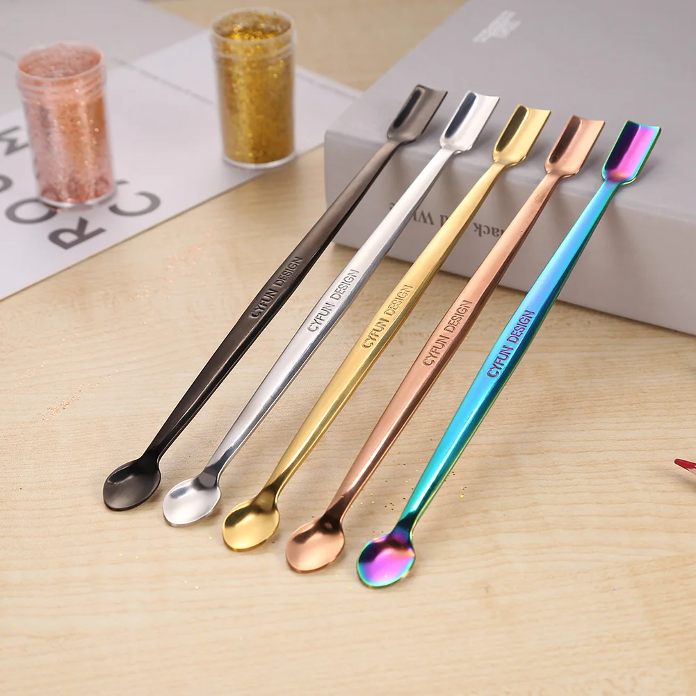 Multifunctional Stainless Steel Cuticle Pusher Handmade Spoon Double Headed Spoon Dead Skin Push Remover Nail Art Cleaner Tool
Multifunctional Stainless Steel Cuticle Pusher Handmade Spoon Double Headed Spoon Dead Skin Push Remover Nail Art Cleaner Tool