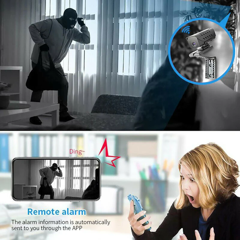 Mini IP Camera 1080P Sensor Night Vision Camcorder Motion Indoor And Outdoor Home Security Detection Camera Monitor Phone App
Mini IP Camera 1080P Sensor Night Vision Camcorder Motion Indoor And Outdoor Home Security Detection Camera Monitor Phone App