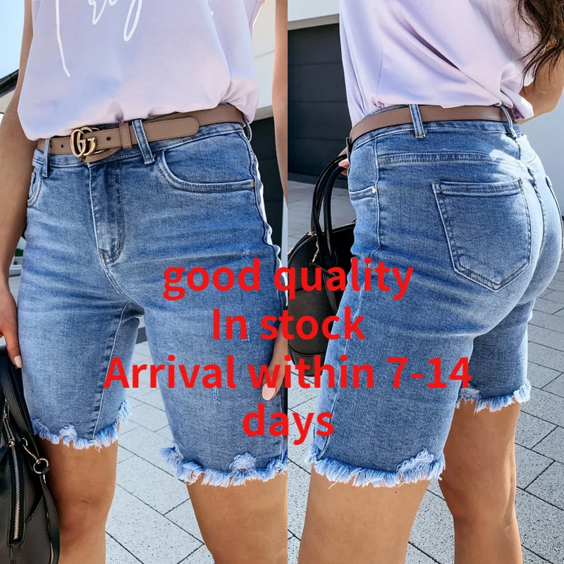Jeans shorts Lugentolo ripped jeans shorts female washed metal buckle summer fashion mid-waist mom
Jeans shorts Lugentolo ripped jeans shorts female washed metal buckle summer fashion mid-waist mom