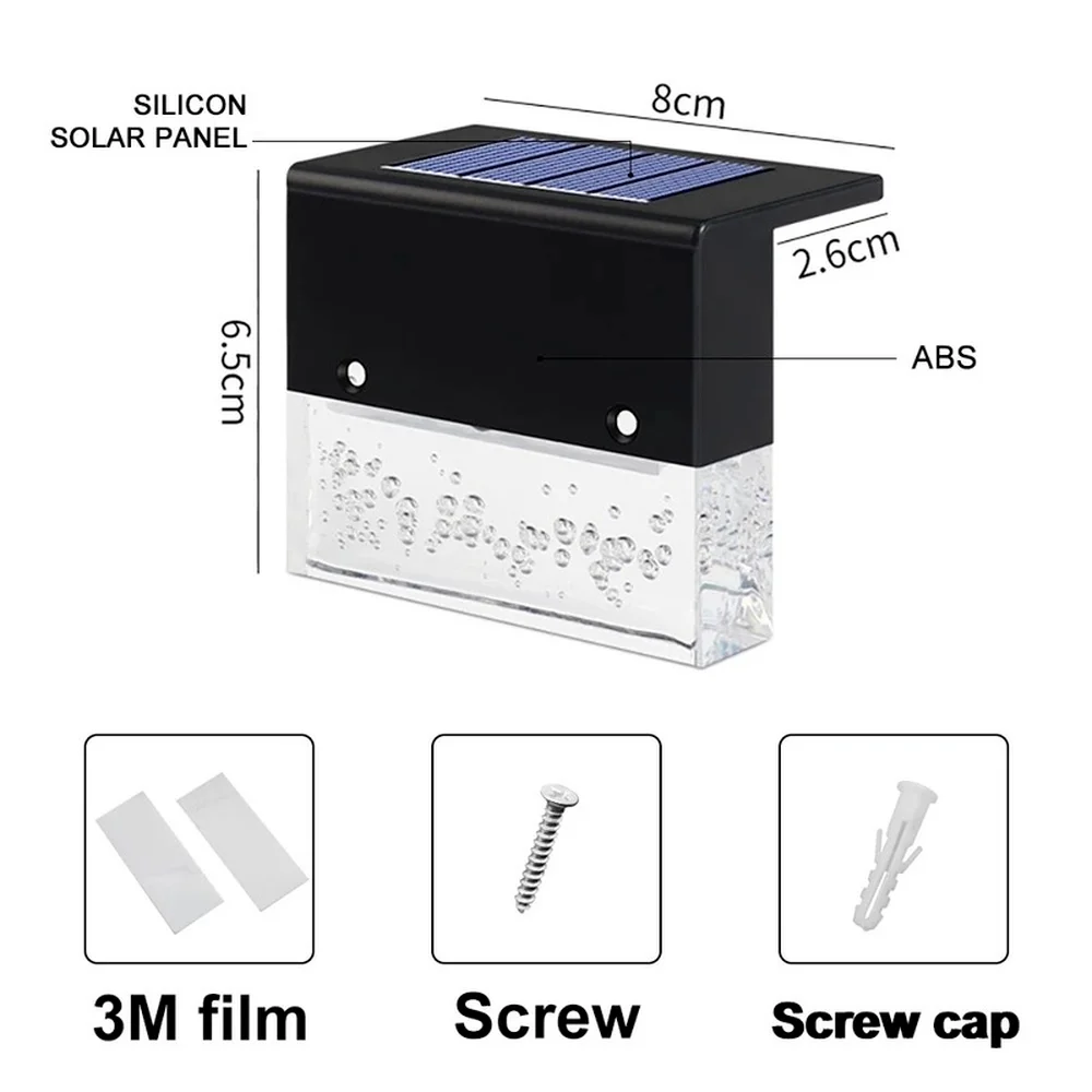 1/4/8/pcs LED Solar Stair Lamp IP65 Waterproof Outdoor Garden Pathway Yard Patio Stairs Steps Fence Lamps Solar Night Light
1/4/8/pcs LED Solar Stair Lamp IP65 Waterproof Outdoor Garden Pathway Yard Patio Stairs Steps Fence Lamps Solar Night Light