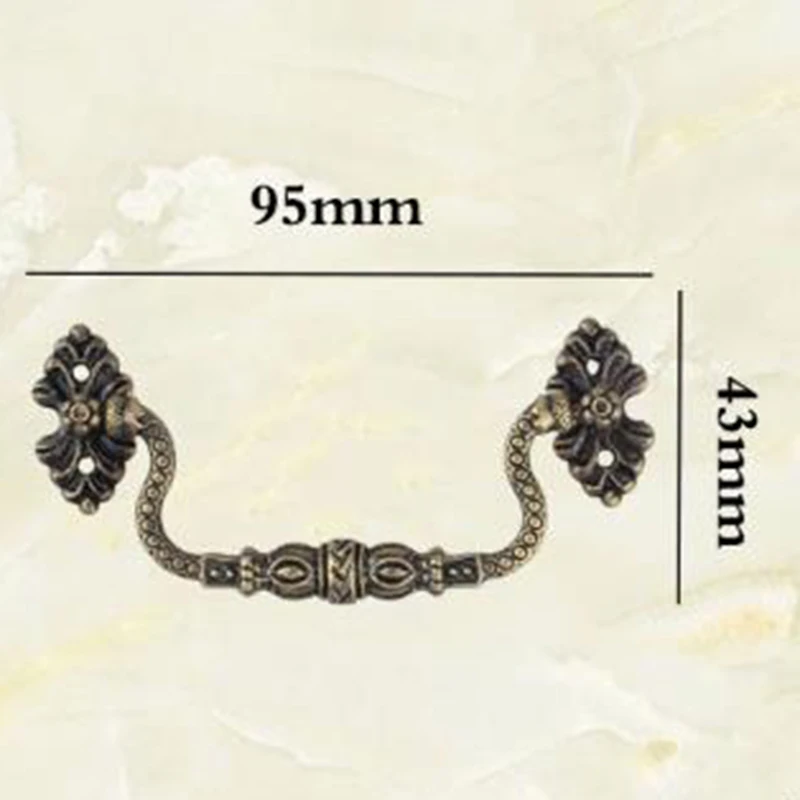 Set Pull Handles With Screws Zinc Alloy 2pcs Replacement Retro Tracery Arch Vintage Antique Bronze Accessories
Set Pull Handles With Screws Zinc Alloy 2pcs Replacement Retro Tracery Arch Vintage Antique Bronze Accessories