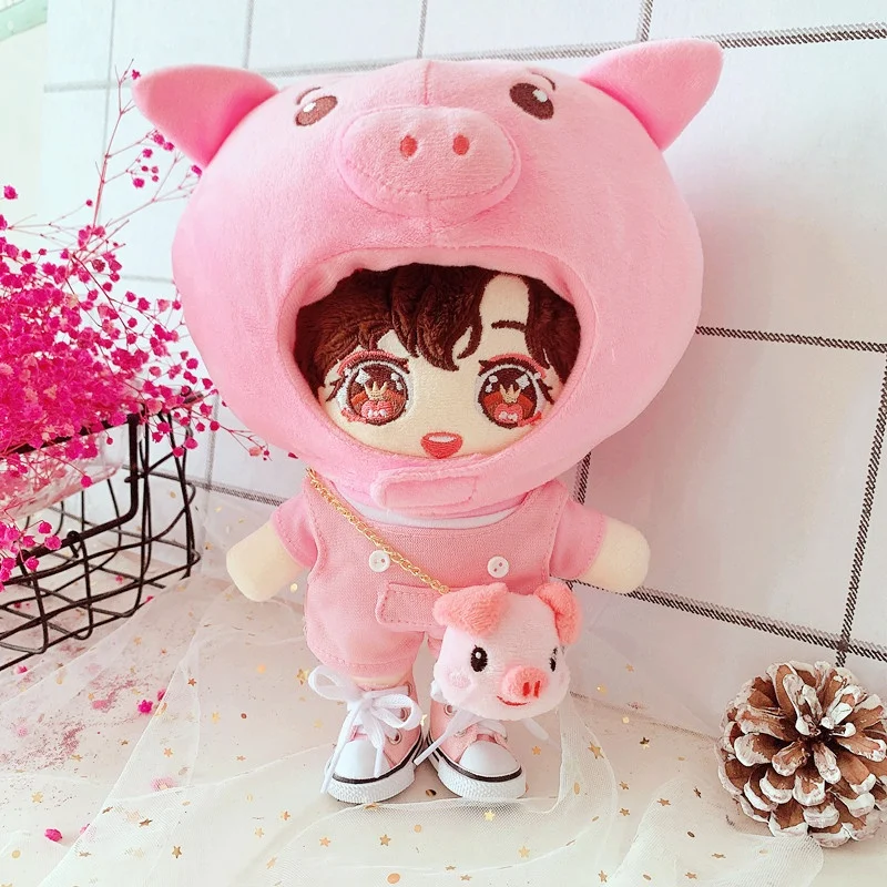 20 Cm Doll Clothes Suit Puppet Wear Birthday gift Doll Dress Up Wear Pink Pig Hat Backpack Christmas Gifts
20 Cm Doll Clothes Suit Puppet Wear Birthday gift Doll Dress Up Wear Pink Pig Hat Backpack Christmas Gifts