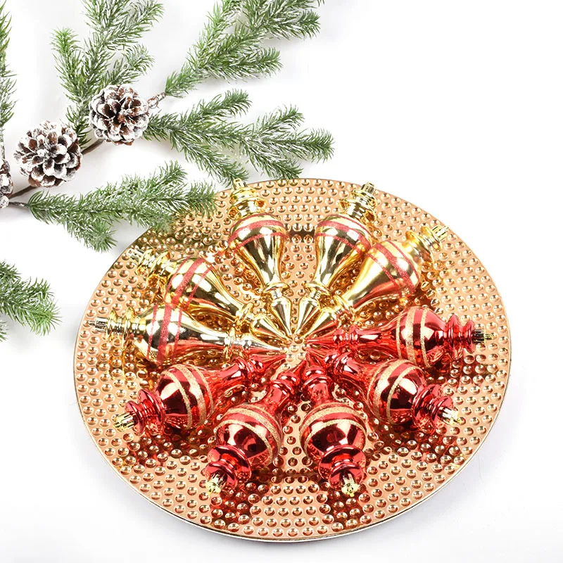 Christmas decoration supplies scene layout dress up ornaments Christmas tree pendant gold red painted double-pointed pendant
Christmas decoration supplies scene layout dress up ornaments Christmas tree pendant gold red painted double-pointed pendant