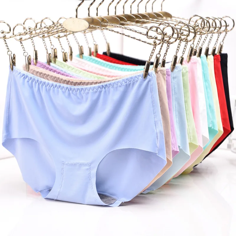 Enhance Seamless Large Size Underwear Ice Silk One-piece Mid-waist Sexy Briefs Plus Size Womens Sexy Clothes for Women
Enhance Seamless Large Size Underwear Ice Silk One-piece Mid-waist Sexy Briefs Plus Size Womens Sexy Clothes for Women