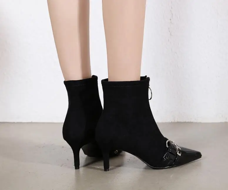 In 2020, The New Style Of High-Heeled Pointy Boots Leather Clasp Ornament Zipper Design Is Fashion And Sells Well With
In 2020, The New Style Of High-Heeled Pointy Boots Leather Clasp Ornament Zipper Design Is Fashion And Sells Well With