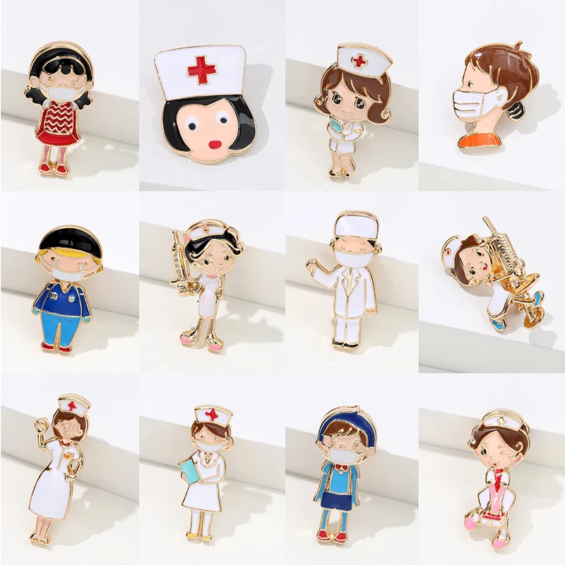 Medical Brooches Nurse Pins Colorful Enamel Stethoscope Nurse Heartbeat Shape Brooch Jewelry Cute Metal Gift for Doctor Nurse
Medical Brooches Nurse Pins Colorful Enamel Stethoscope Nurse Heartbeat Shape Brooch Jewelry Cute Metal Gift for Doctor Nurse