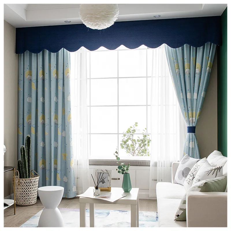 Cartoon Star Rabbit Print Children's Curtains Imitation Cotton and Linen Semi Blackout Curtains for Living Dining Room Bedroom
Cartoon Star Rabbit Print Children's Curtains Imitation Cotton and Linen Semi Blackout Curtains for Living Dining Room Bedroom