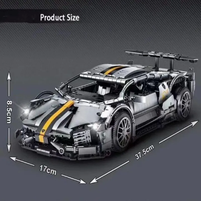 New Ideas Car Series The Murcielago Model Building Blocks Set Classic LP 650-4 Roadster Educational Toys For Children
New Ideas Car Series The Murcielago Model Building Blocks Set Classic LP 650-4 Roadster Educational Toys For Children