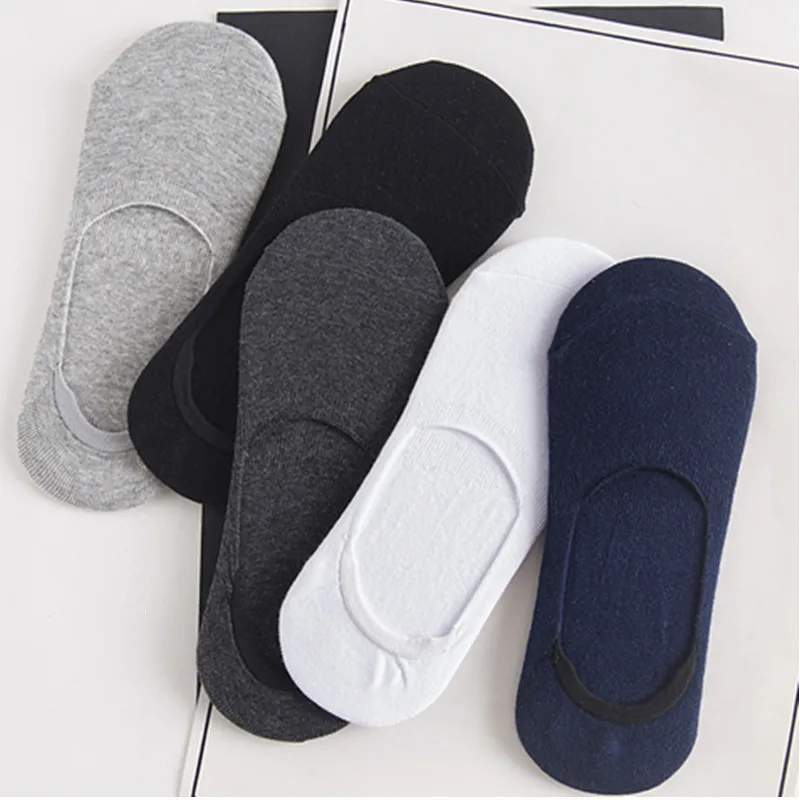 5 Pairs of Spring and Summer Pure Color Shallow Mouth Non-slip Silicone Invisible Socks Men's Cotton Casual Short Socks Sloth
5 Pairs of Spring and Summer Pure Color Shallow Mouth Non-slip Silicone Invisible Socks Men's Cotton Casual Short Socks Sloth