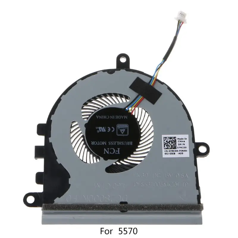 Replaced CPU Cooler Fan for Dell Inspiron 15 5570 5575 Laptop Cooling Fan Computer Accessories
Replaced CPU Cooler Fan for Dell Inspiron 15 5570 5575 Laptop Cooling Fan Computer Accessories