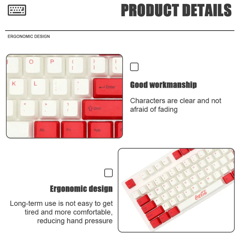 PBT Key Cap Thermal Sublimation Pink Color Matching 104 Key Thermal Transfer Printing Mechanical Keyboard Keycaps 
PBT Key Cap Thermal Sublimation Pink Color Matching 104 Key Thermal Transfer Printing Mechanical Keyboard Keycaps
