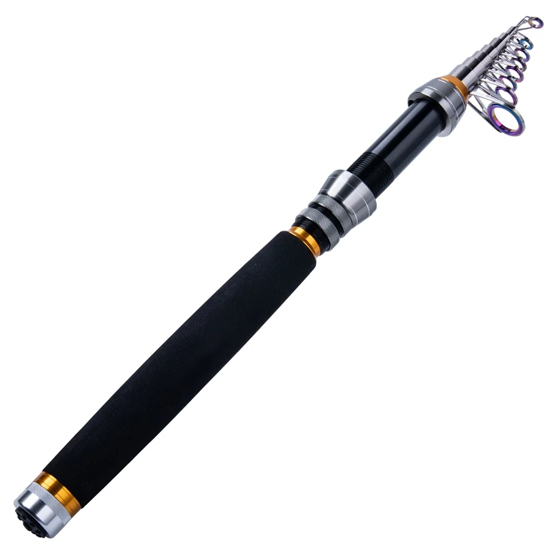 

Goture Telescopic Fishing Rod Carbon Fiber Rod 1.8m 2.1m 2.4m 2.7m 3.0m Spinning Portable Travel Rod Carp Trout Sea Fishing Rod