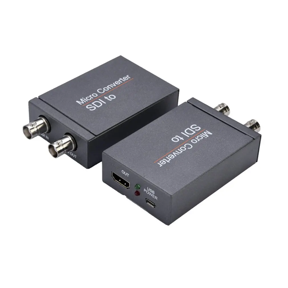 Micro HDMI-compatiable To SDI Converter With Power 1080p Video Audio Splitter In To Two SDI Output Adapter
Micro HDMI-compatiable To SDI Converter With Power 1080p Video Audio Splitter In To Two SDI Output Adapter