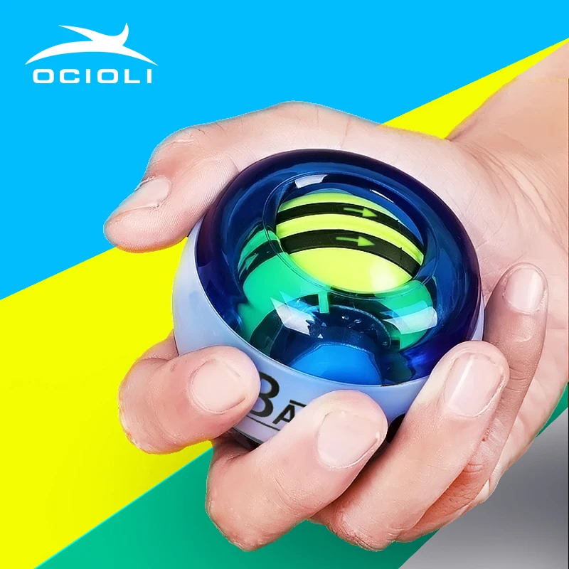 OCIOLI Power Explosion Gyroscrope Force Gyro тренажер для запястья рук и пальцев Pow Ball Hand Spinner фитнес