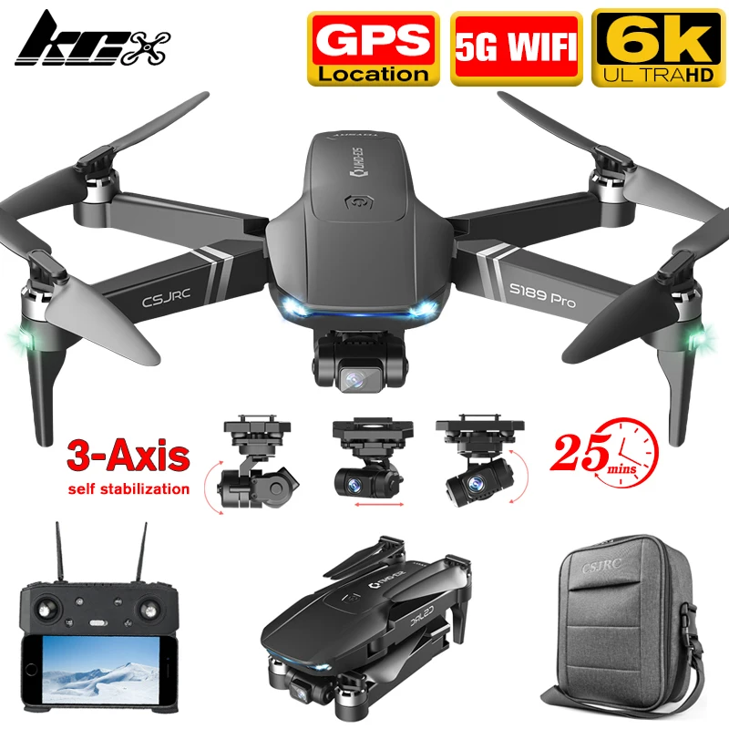 KCX 5G WiFi 3Km Long Distance Camera Drone 6K with Camera 3-Axis Self Stabilization Brushless Professional Quadcopter Dron RC
KCX 5G WiFi 3Km Long Distance Camera Drone 6K with Camera 3-Axis Self Stabilization Brushless Professional Quadcopter Dron RC