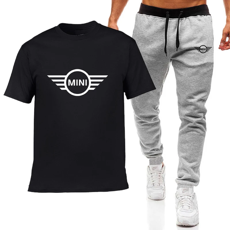 Мужская рубашка с коротким рукавом и брюки, спортивный костюм из двух предметов с принтом логотипа мини-машинки, весна-лето 2021
Мужская рубашка с коротким рукавом и брюки, спортивный костюм из двух предметов с принтом логотипа мини-машинки, весна-лето 2021