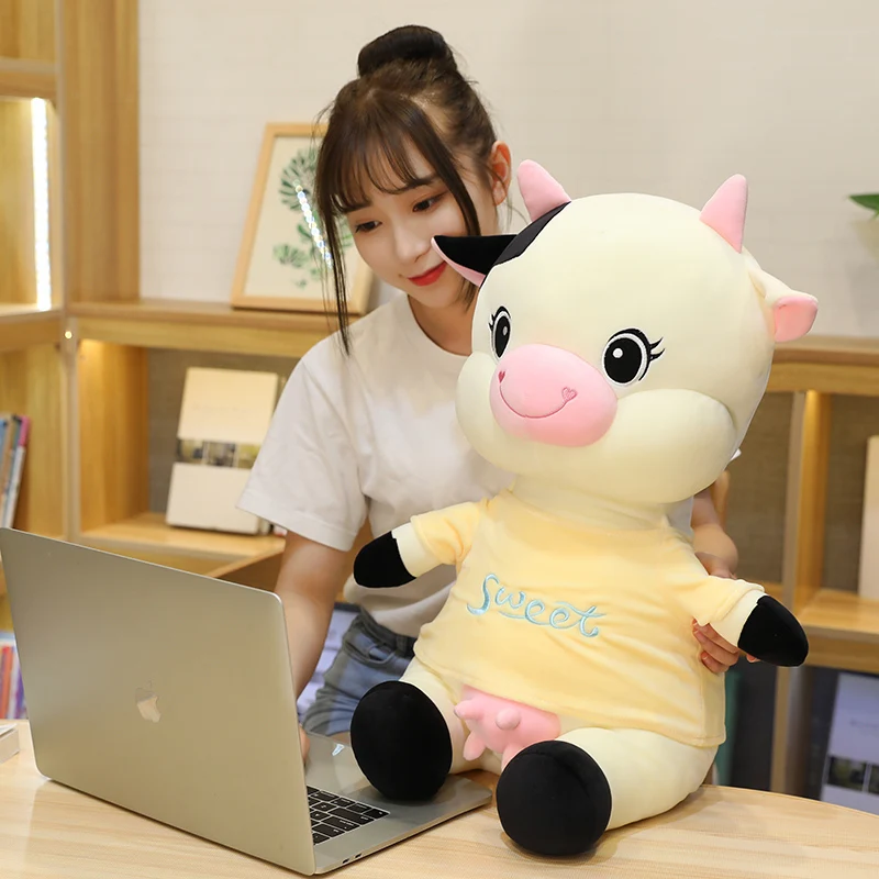 1pc 32-52cm high quality baby cow doll plush toy cute animal pillow super soft baby gift Christmas Gift Boy Girl
1pc 32-52cm high quality baby cow doll plush toy cute animal pillow super soft baby gift Christmas Gift Boy Girl