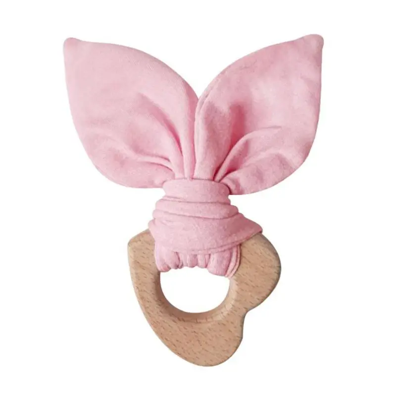 Baby Wooden Teether Ring Bunny Ear Animal Chewable Teething Molar Play Gym Toys
Baby Wooden Teether Ring Bunny Ear Animal Chewable Teething Molar Play Gym Toys