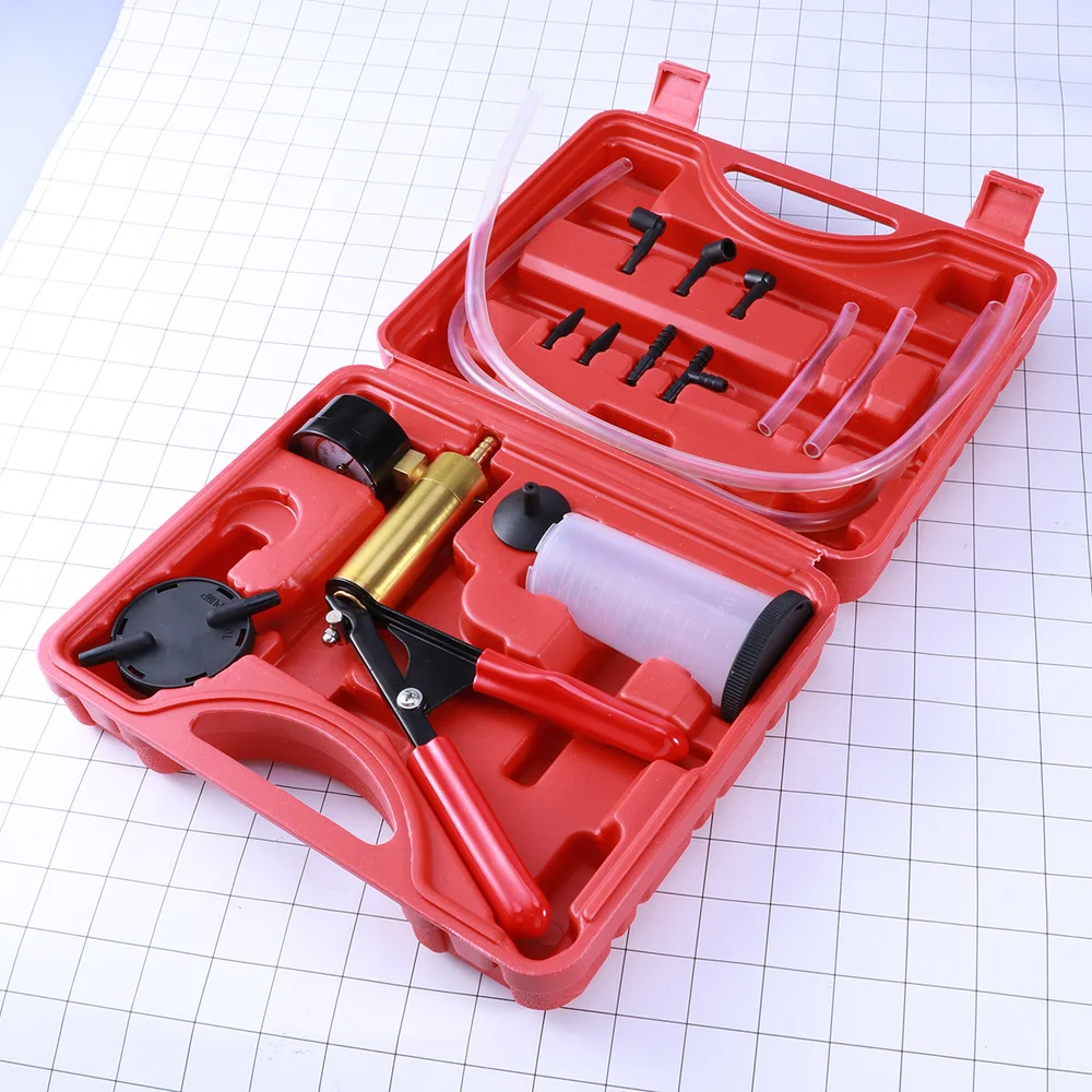 Car Manual Handheld Vacuum Pump Brake Bleeder Professional Repair Tester Kit
Car Manual Handheld Vacuum Pump Brake Bleeder Professional Repair Tester Kit