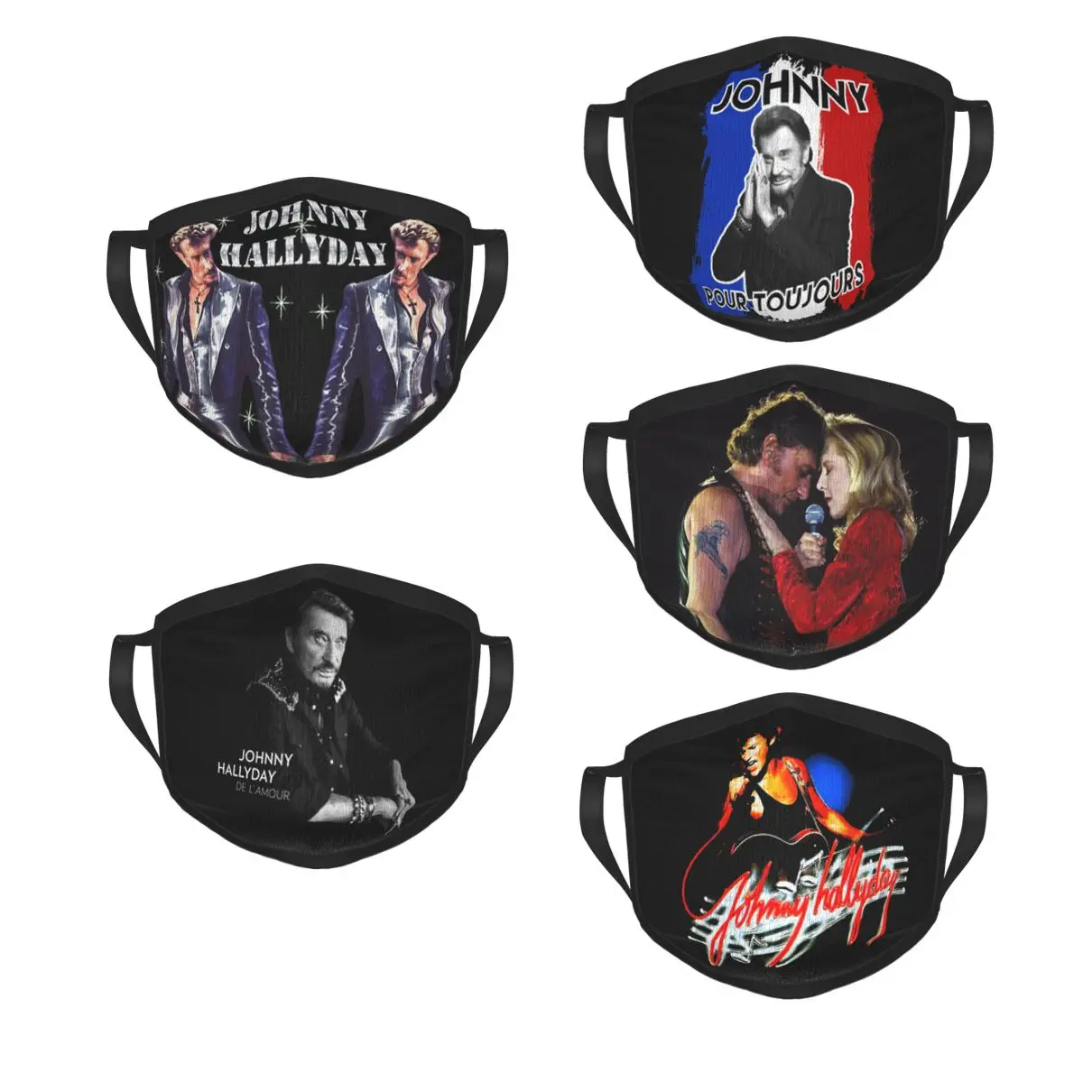 Johnny Hallyday Reusable Mouth Face Mask Rock Music Anti Haze Mask Protection Cover Respirator Muffle
Johnny Hallyday Reusable Mouth Face Mask Rock Music Anti Haze Mask Protection Cover Respirator Muffle