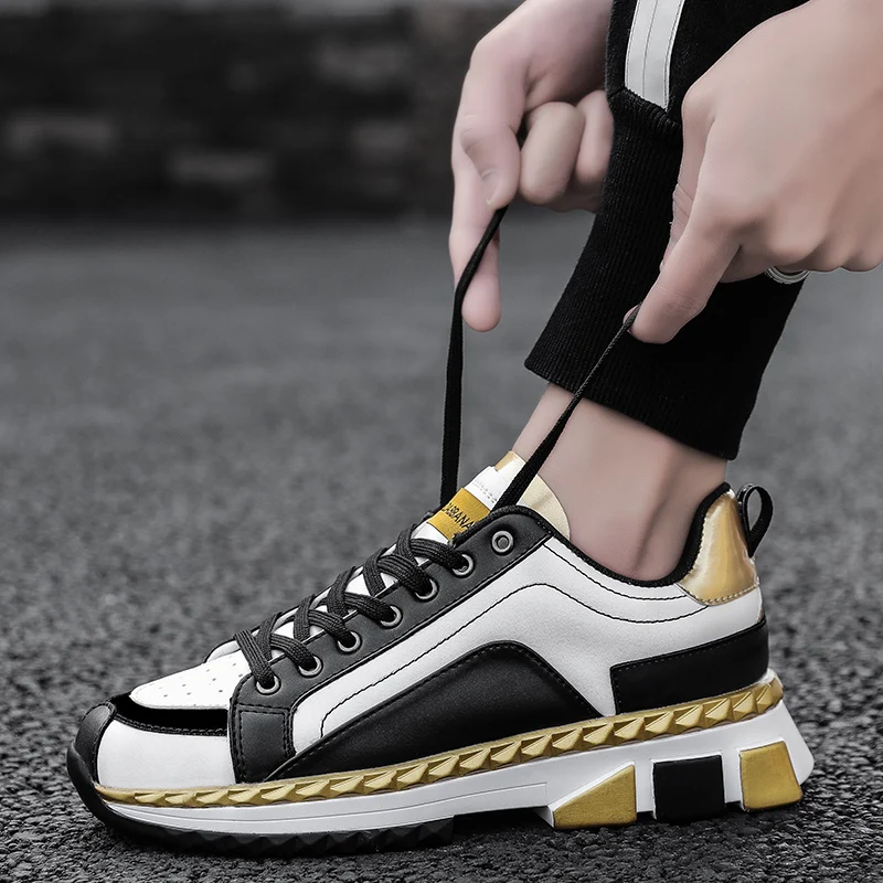 Men's vulcanized shoes Walking Footwear Trend Men Shoes Light Breathable PU Tenis Masculino Sneakers zapatos de hombre
Men's vulcanized shoes Walking Footwear Trend Men Shoes Light Breathable PU Tenis Masculino Sneakers zapatos de hombre
