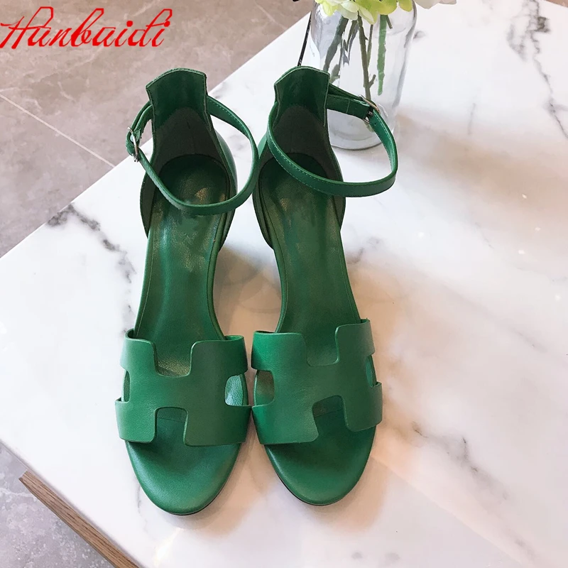 Newest Hot Summer Woman Sandals Classics Genuine Leather Ankle-Warp Sandals Open-Toes Wedges Woman Sandals Zapatos De Mujer 2021
Newest Hot Summer Woman Sandals Classics Genuine Leather Ankle-Warp Sandals Open-Toes Wedges Woman Sandals Zapatos De Mujer 2021