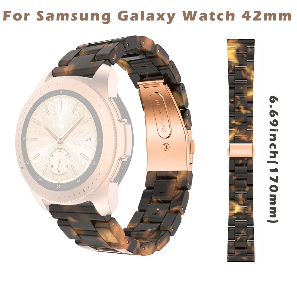 Ремешок Ouhaobin для Samsung Galaxy Watch 42 мм сменный ремешок из ацетатного волокна 20 умных