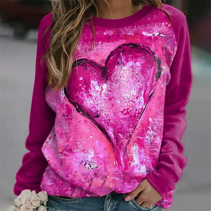 Women New Print t-shirts Tops Fashion Autumn Womens Casual Pullovers Long Sleeve Tops Ladies Print Loose Blouse Long Sleeve
Women New Print t-shirts Tops Fashion Autumn Womens Casual Pullovers Long Sleeve Tops Ladies Print Loose Blouse Long Sleeve