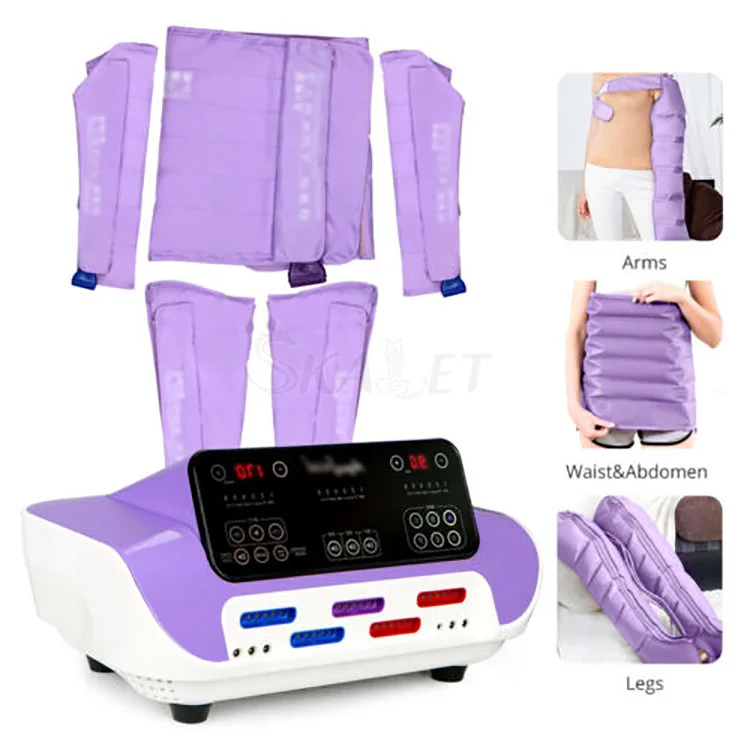 

Air Wave Pressure Lymphatic Drainage Detox Fat Removal Cellulite Body Slimming Weight Loss Salon Home Machine