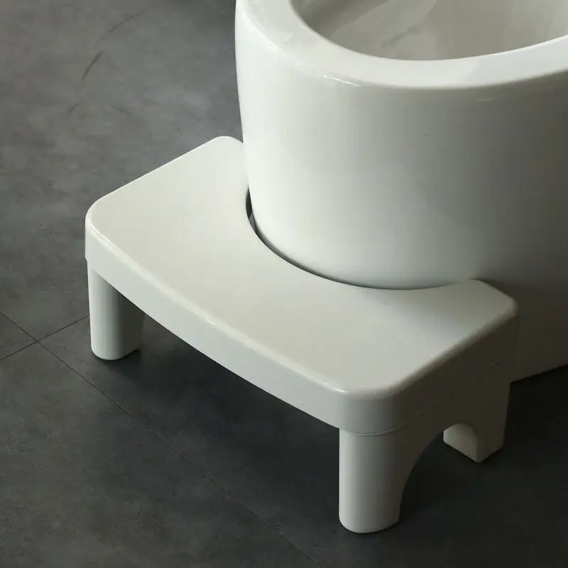 Стул для унитаза толстая подставка ног пластиковый Противоскользящий стул