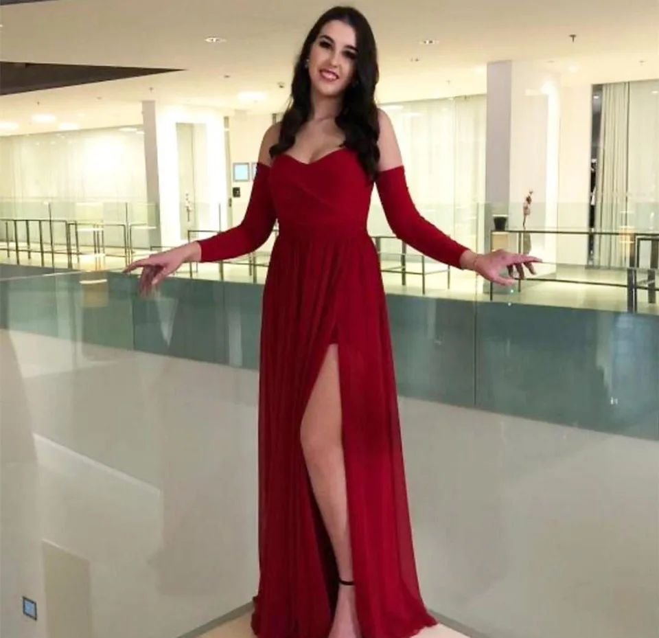Sweetheart Sleeveless Mermaid Dress Sweetheart Thigh-High Slits Gown Chiffon Bridesmaid Dresses Custom Prom Party Gown
Sweetheart Sleeveless Mermaid Dress Sweetheart Thigh-High Slits Gown Chiffon Bridesmaid Dresses Custom Prom Party Gown