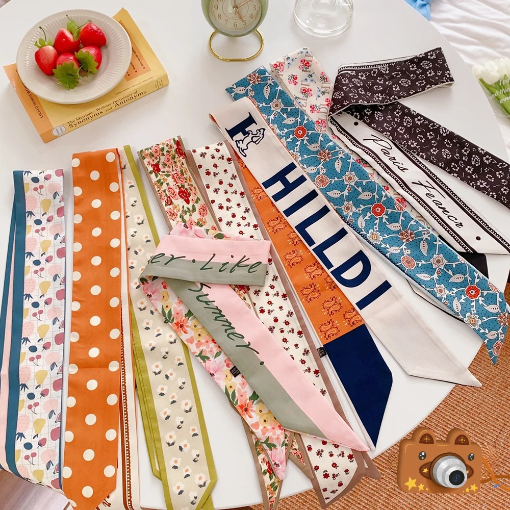 Vintage Small Long French Silk Scarf Hairband Women Tied Hair Silk Lead Decoration Sweet Spring and Autumn Scarf Shirt Suit New
Vintage Small Long French Silk Scarf Hairband Women Tied Hair Silk Lead Decoration Sweet Spring and Autumn Scarf Shirt Suit New