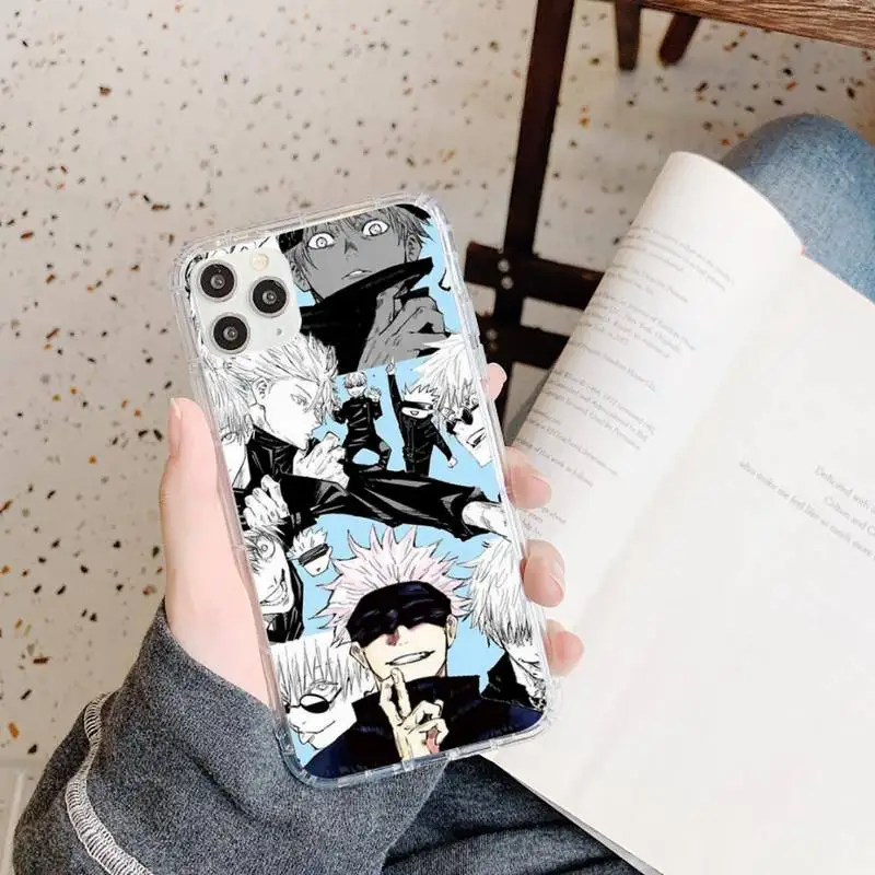 Funda Jujutsu Kaisen Anime Phone Case Transparent soft For iphone 5 5s 5c se 6 6s 7 8 11 12 plus mini x xs xr pro max
Funda Jujutsu Kaisen Anime Phone Case Transparent soft For iphone 5 5s 5c se 6 6s 7 8 11 12 plus mini x xs xr pro max