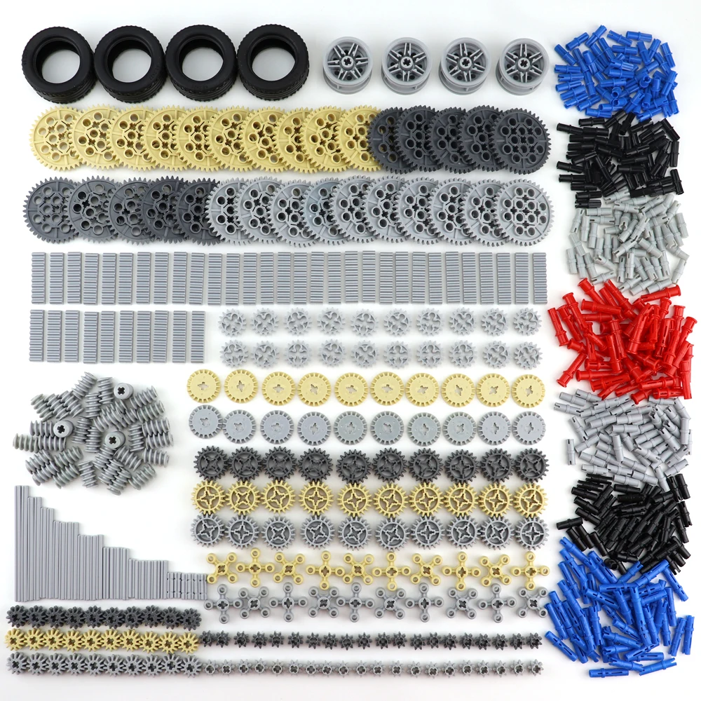 650PCS Building Blocks High-Tech Parts Gear Cross Axles pin Car train wheel Truck Accessorie Set Connector Toy compatible Bricks
650PCS Building Blocks High-Tech Parts Gear Cross Axles pin Car train wheel Truck Accessorie Set Connector Toy compatible Bricks