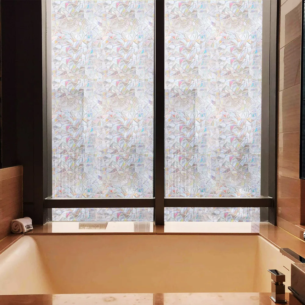 Tinted 3D No Glue Static Decorative Privacy Window Rainbow Films for Stained Glass Self-Adhesive Film Anti UV Glass Sticker Htv
Tinted 3D No Glue Static Decorative Privacy Window Rainbow Films for Stained Glass Self-Adhesive Film Anti UV Glass Sticker Htv