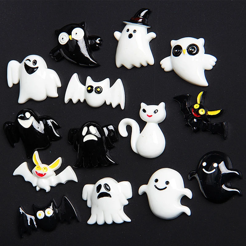 10pcs /pcs Halloween Resin Pumpkin Ghost Charms For Scrapbook DIY Jewelry Accessories For DIY Amulet Decoration
10pcs /pcs Halloween Resin Pumpkin Ghost Charms For Scrapbook DIY Jewelry Accessories For DIY Amulet Decoration