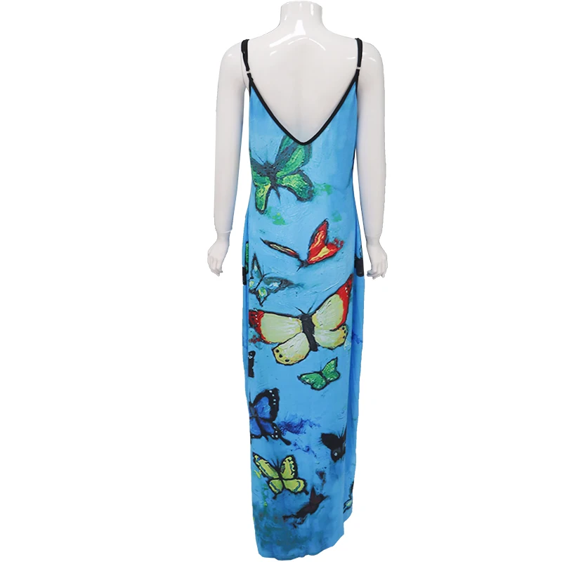 Print Knit Plus Size Dress Butterfly Women Homedress Casual Summer Sexy Bodycon Sleeveless Strap Beach Party Midi Vestido 2021
Print Knit Plus Size Dress Butterfly Women Homedress Casual Summer Sexy Bodycon Sleeveless Strap Beach Party Midi Vestido 2021