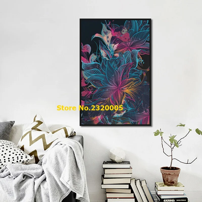 Fantasy Flower Living Room Canvas Painting Wall Art Print Poster Pictures Home Decoration Gladient Color Novelty Painting
Fantasy Flower Living Room Canvas Painting Wall Art Print Poster Pictures Home Decoration Gladient Color Novelty Painting