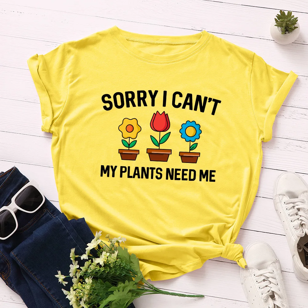 My Plant Need Me Print Women T Shirt Short Sleeve O Neck Loose Women Tshirt Ladies Tee Shirt Tops Clothes Camisetas Mujer
My Plant Need Me Print Women T Shirt Short Sleeve O Neck Loose Women Tshirt Ladies Tee Shirt Tops Clothes Camisetas Mujer