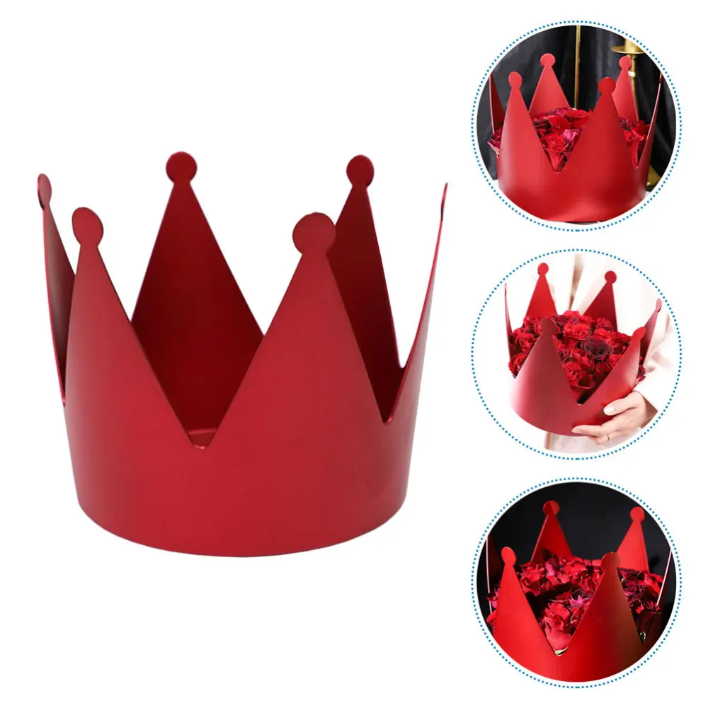 1PC Creative Crown Handheld Flower Pack Box Fresh Flower Bouquet Arranging Box
1PC Creative Crown Handheld Flower Pack Box Fresh Flower Bouquet Arranging Box