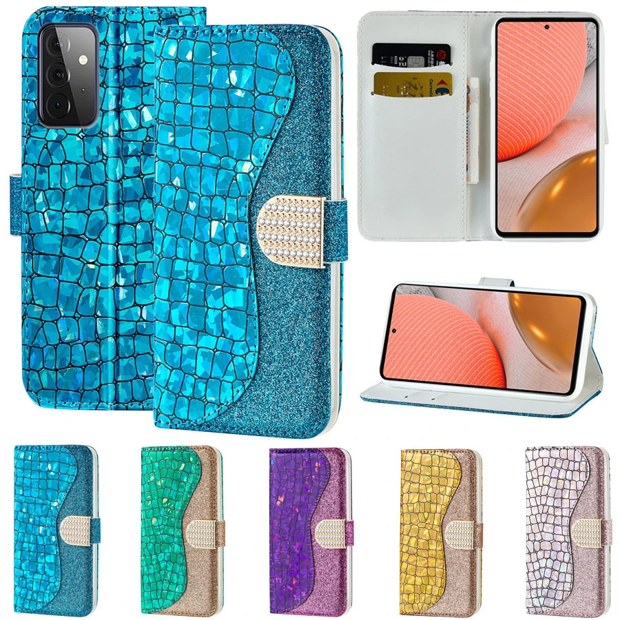 Wallet Leather Laser Flash Powder Case For Samsung Galaxy A02S A03S A12 A22 A32 A51 A52 A71 A72 Note20 S21/S20 Plus/Ultra/FE S10
Wallet Leather Laser Flash Powder Case For Samsung Galaxy A02S A03S A12 A22 A32 A51 A52 A71 A72 Note20 S21/S20 Plus/Ultra/FE S10