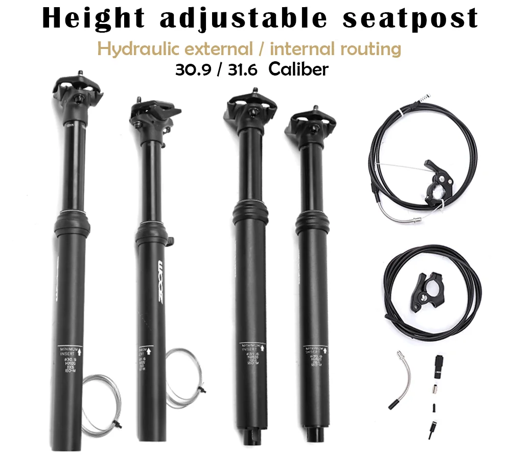 MTB Bike 31.6mm 30.9mm Seatpost Dropper Hydraulic Lifting Internal Wire Remote Control Mountain Biycle Seat Post Tube Part
MTB Bike 31.6mm 30.9mm Seatpost Dropper Hydraulic Lifting Internal Wire Remote Control Mountain Biycle Seat Post Tube Part