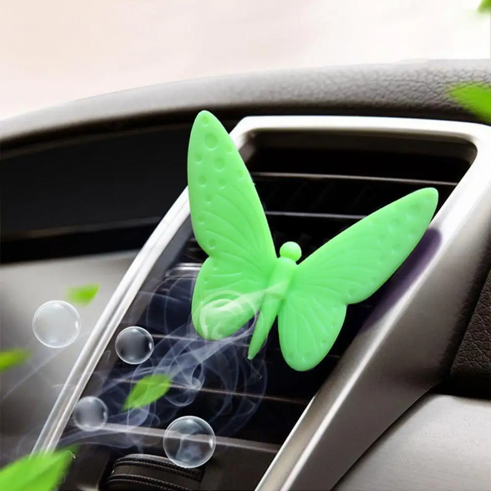 Car Air Freshener Creative Light Green Solid Butterfly Shape Air Conditioning Outlet Perfume Clip Interior Air Outlet Freshener
Car Air Freshener Creative Light Green Solid Butterfly Shape Air Conditioning Outlet Perfume Clip Interior Air Outlet Freshener